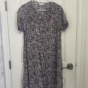 button up daisy dress